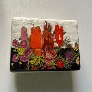 Anthropologie porcelain glass box